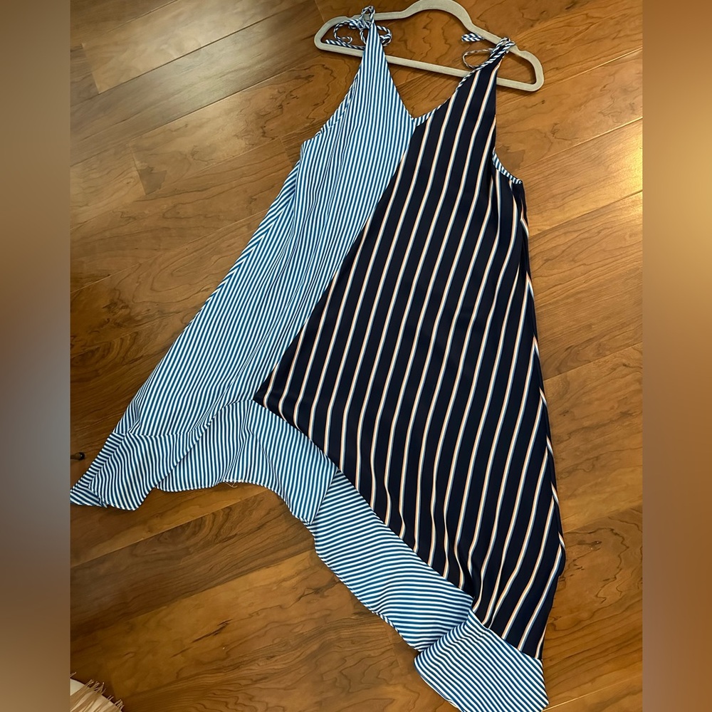 Stellah Nova
Women's Blue Striped Strap And Bow